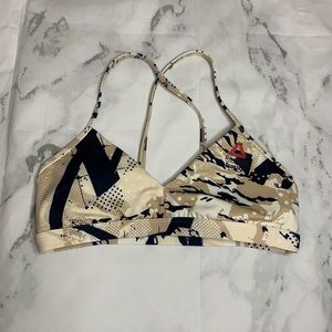 Tan Reebok Sports Bra